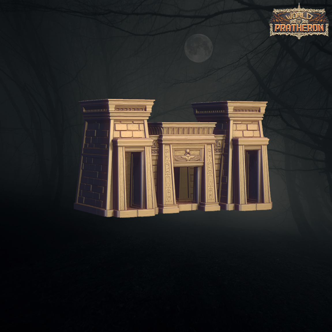 Ancient city of the great pharaohs - Large gates and walls